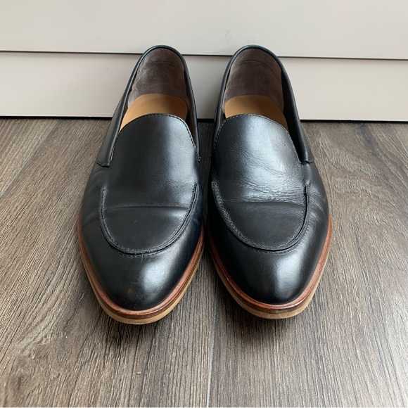 Everlane Black The Modern Loafer Flats Leather Work Office, Sz 8 - Picture 5 of 9
